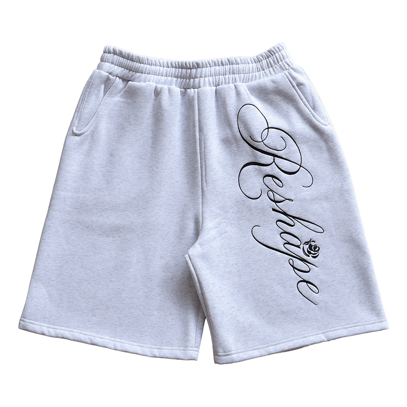 Thorn Rose Baggy Shorts - Grey