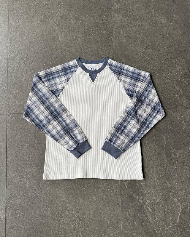 Vrk Waffle Long-Sleeve - Light Blue