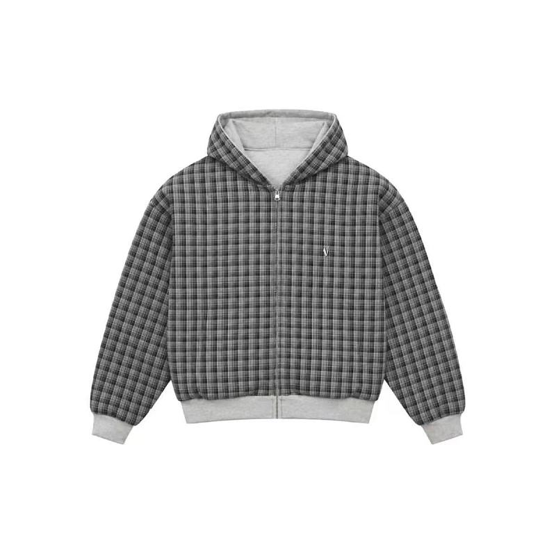 Vrk Reversible Plaid Zip-Hoodie V2