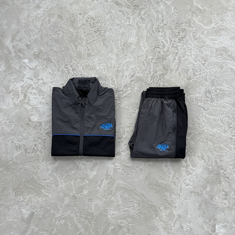 Sy Team Pipe Tracksuit -black Blue