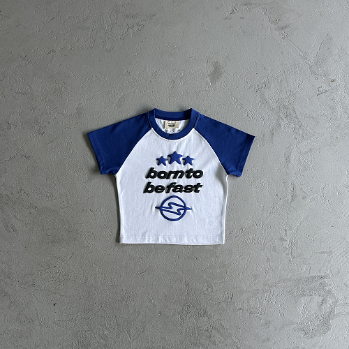 Ladies Blue Short Sleeves