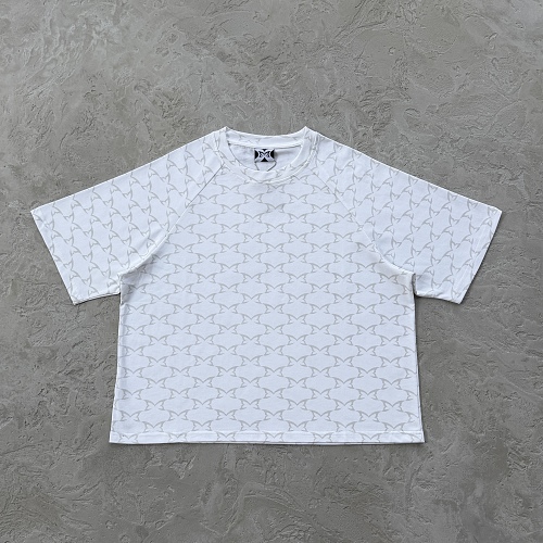 ME Butterfly Printed Short Sleeves-white