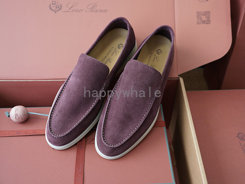 Loro Piana Three-dimensional Texture Casual Shoes With Initials