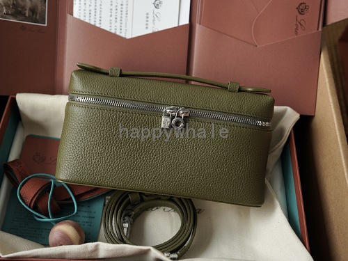 LP Extra Pocker Handbag Crossbody Bag Olive Green