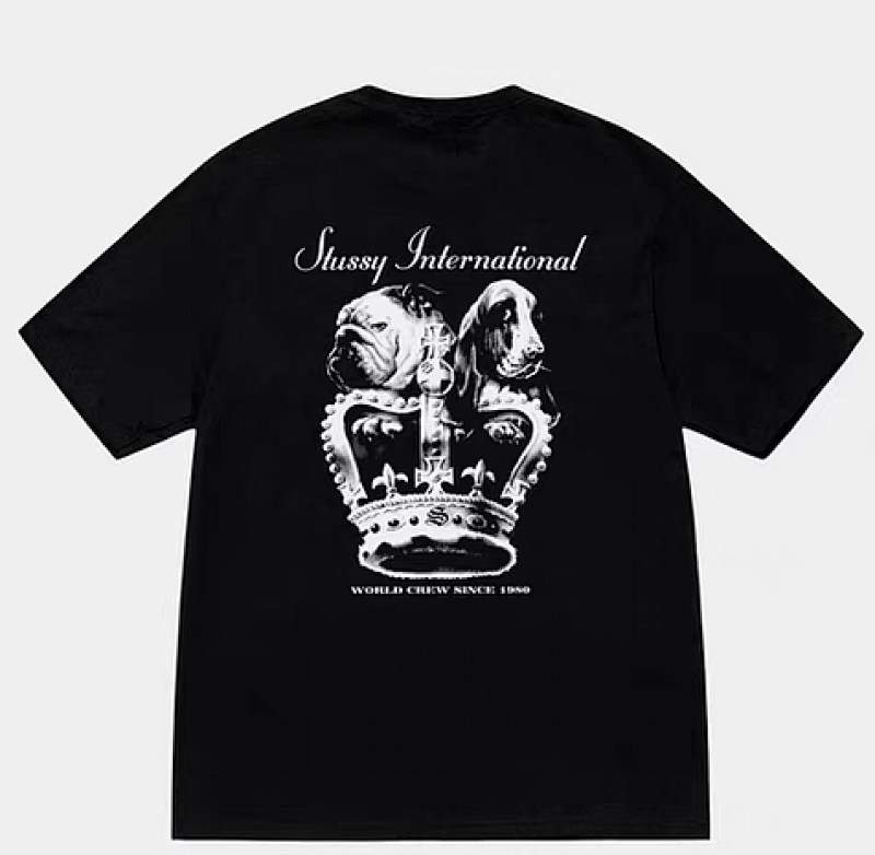 Stussy Stu Dog Crown Tee