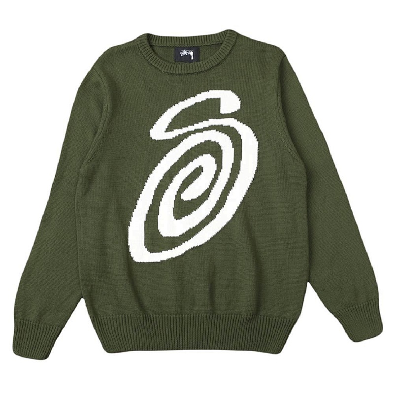 Stussy S Logo Knitted Sweater Ki Kiko S M L XL