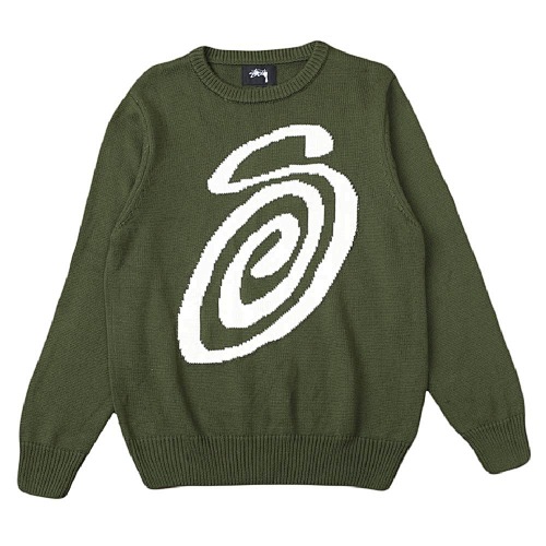 Stussy S Logo Knitted Sweater Ki Kiko S M L XL