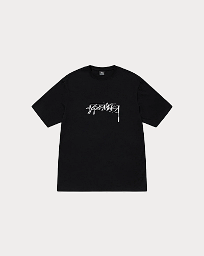 Stussy Stu Sliced Tee Logo T S M L XL