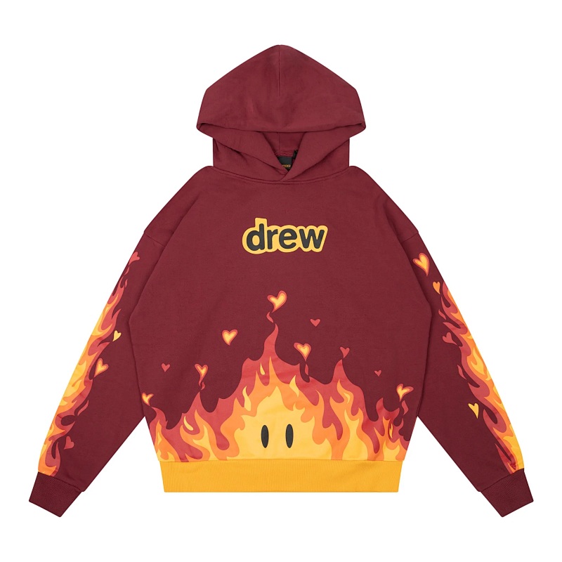 Drew House Fire Hoodie Logo S M L XL