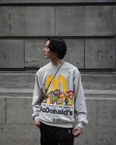 Cactus Plant Flea X Mcdonald's Cactus Buddy And Friends Crewneck Logo