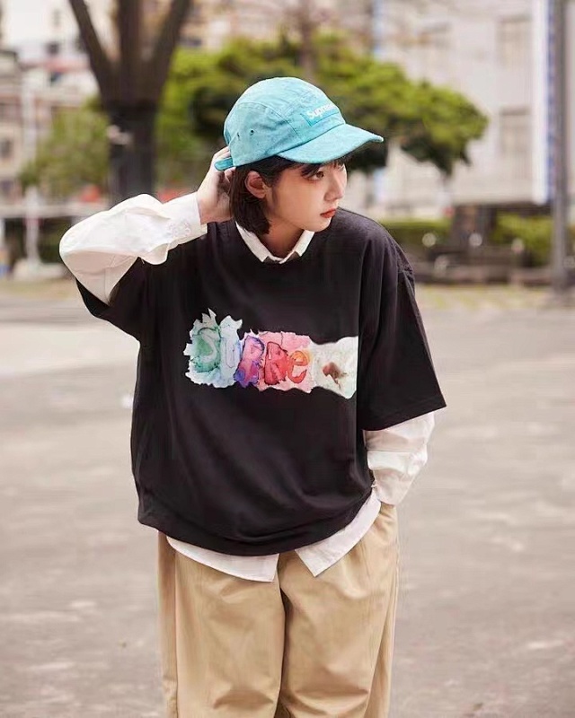 Watercolor Tee T S M L XL
