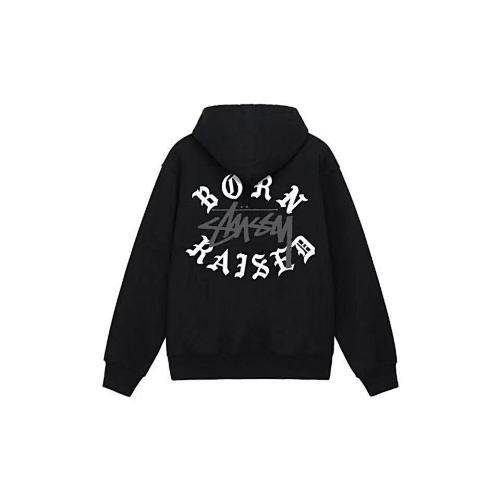 Stussy X Born X Raised Logo Zip Hoodie S M L XL