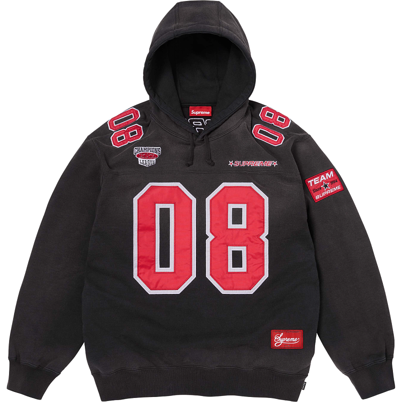 Ss26 Football Jersey Hooded Sweatshirt