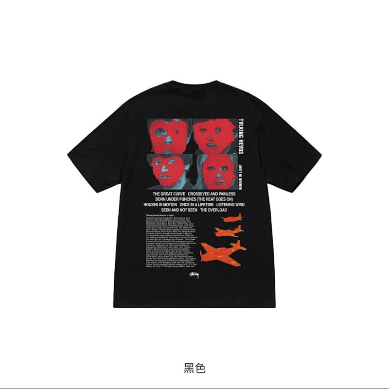 Stussy X Talking Heads Remain IN Light Tee T S M L XL