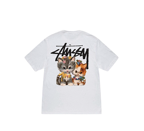 Stussy Stu Kittens Tee Logo T S M L XL