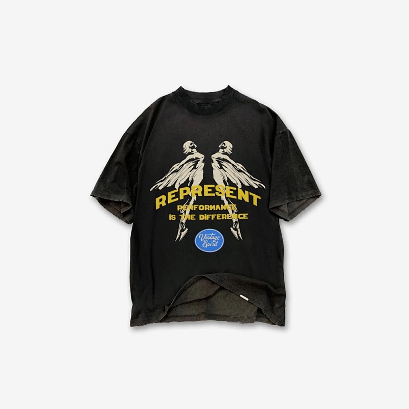 Represent Vintage Spirit T-Shirt Logo T S M L XL