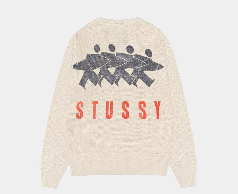 Stussy Surfman Icon Cotton Linen Crew