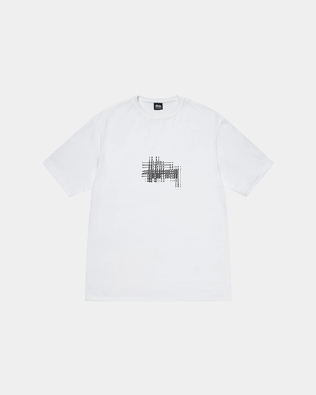 Stussy Stu Refracted Tee Logo T S M L XL