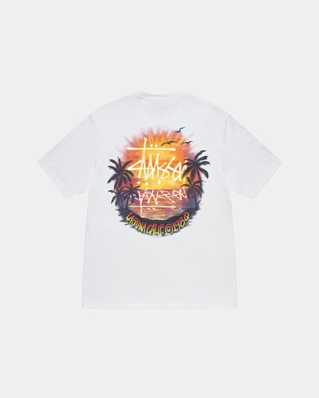 Stussy Stu Sunset Tee T S M L XL