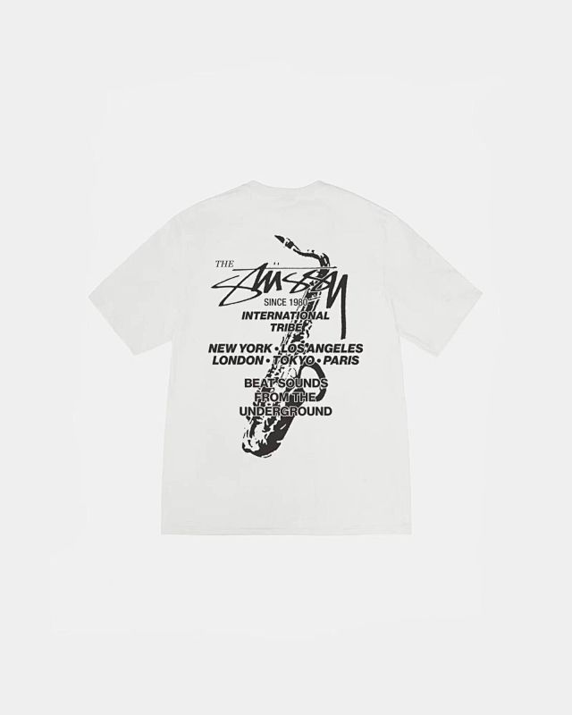 Stussy Stu Beat Sounds Tee Pigment Dyed T S M L XL