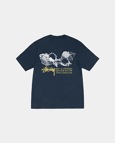 Stussy Stu Shells Tee Logo T S M L XL