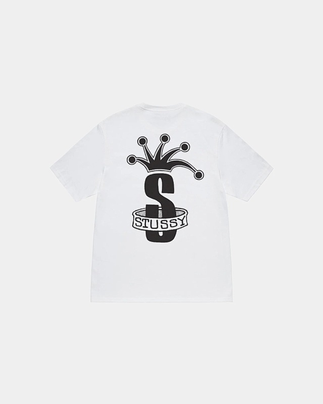 Stussy Stu Crown Band S Logo Tee T S M L XL