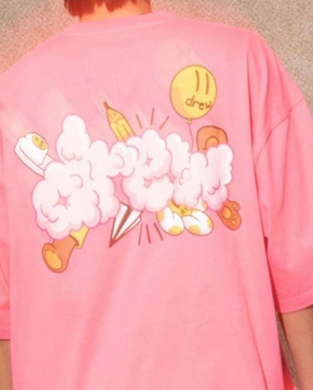 Drew House 22ss Doodle Joy Ss Tee Logo T