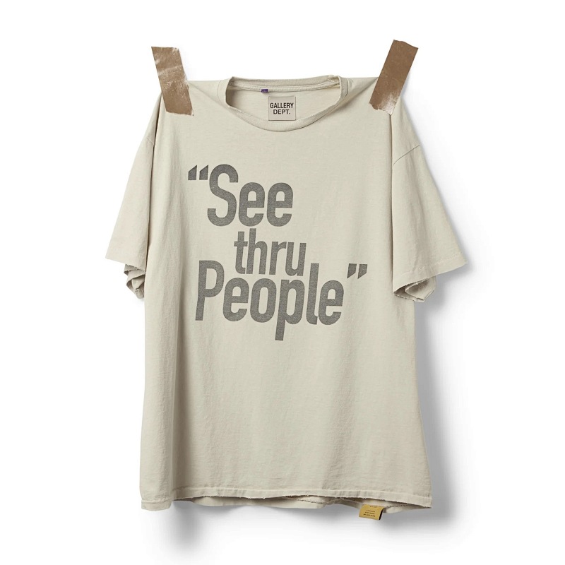 Gallery Dept See Thru People Tee Logo T S M L XL