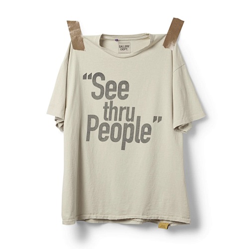 Gallery Dept See Thru People Tee Logo T S M L XL