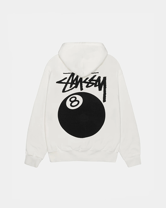 Stussy Stu 8 Ball Hoodie Pigment Dyed Logo S M L XL