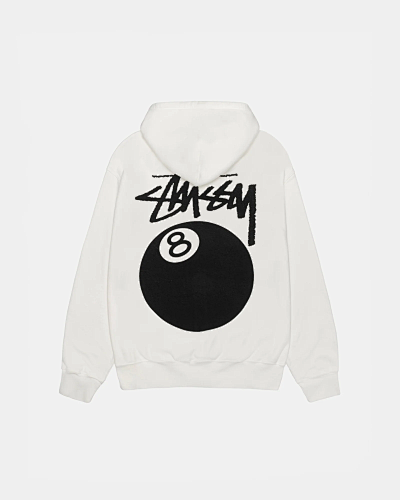 Stussy Stu 8 Ball Hoodie Pigment Dyed Logo S M L XL