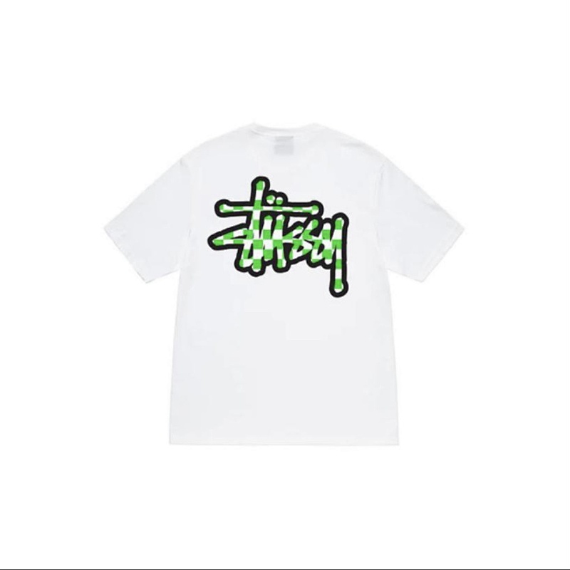 Stussy Checker Stock Tee T S M L XL