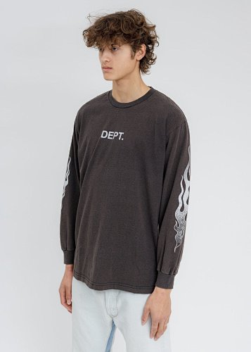 Gallery Dept. Flames Long Sleeve T-shirt Logo T S M L XL