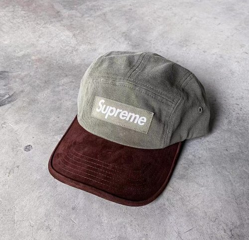 Suede Visor Camp Cap