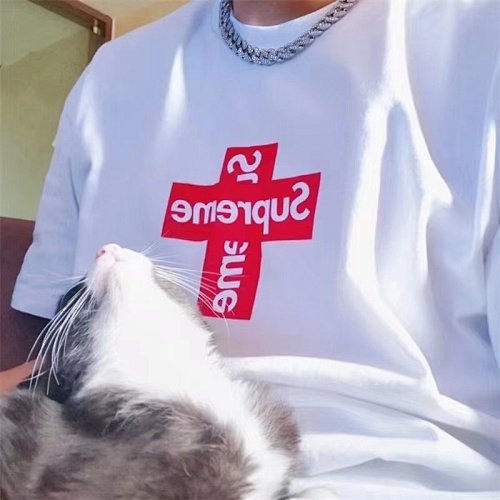 Cross Box Logo T S M L XL