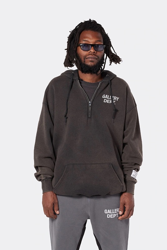 Gallery Dept. Vintage Half Zip Hoodie S M L XL