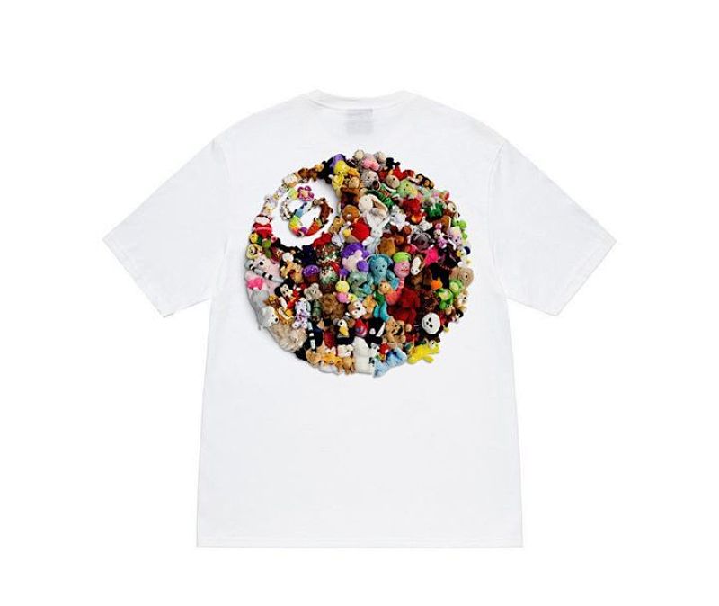 Stussy Plush Tee Logo T S M L XL