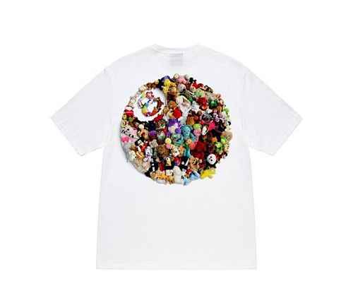 Stussy Plush Tee Logo T S M L XL