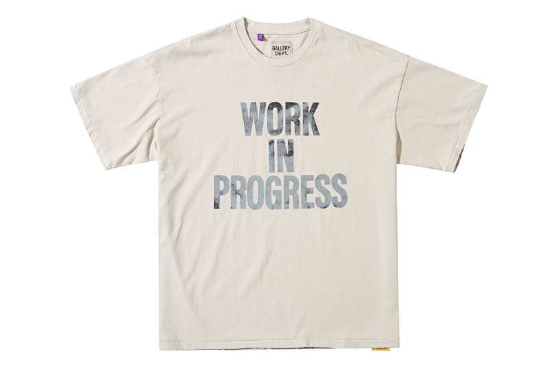 Gallery Dept Work IN Progress Tee T S M L XL