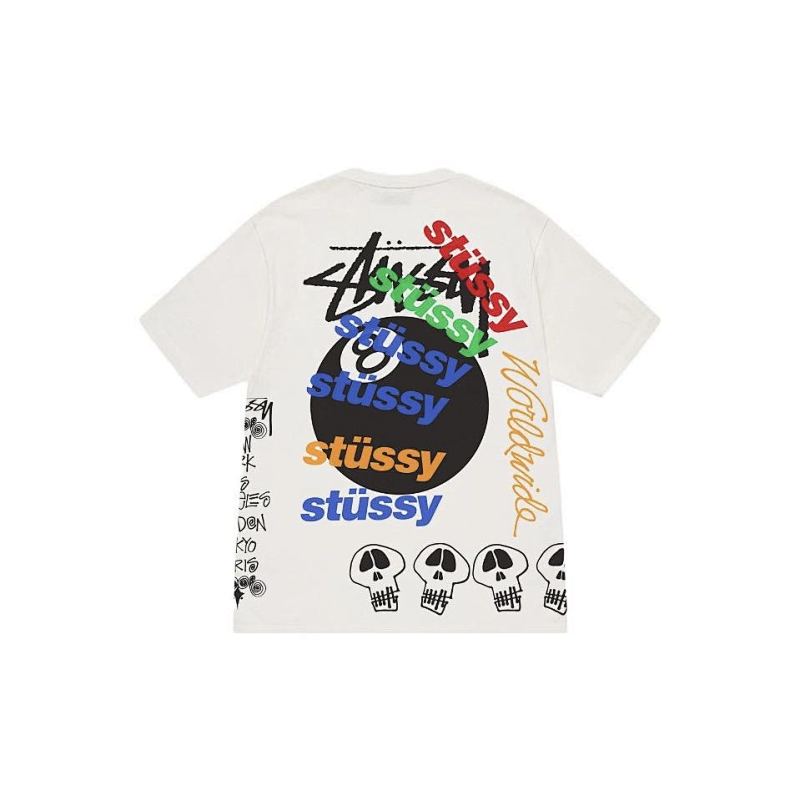 Stussy Test Strike Pigment Dyed Tee 8 Logo T S M L XL