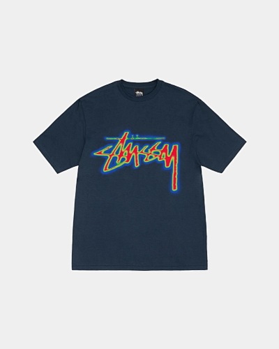 Stussy Stu Thermal Stock Tee Logo T S M L XL