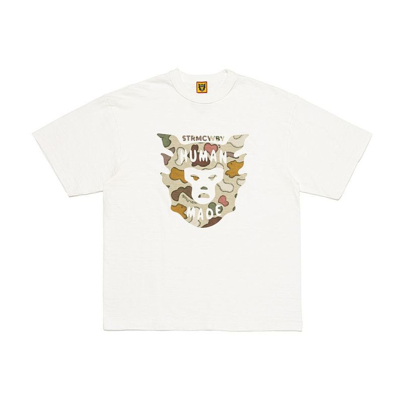 Human Made X Kaws X Nigo Made Graphic T-Shirt Logo T