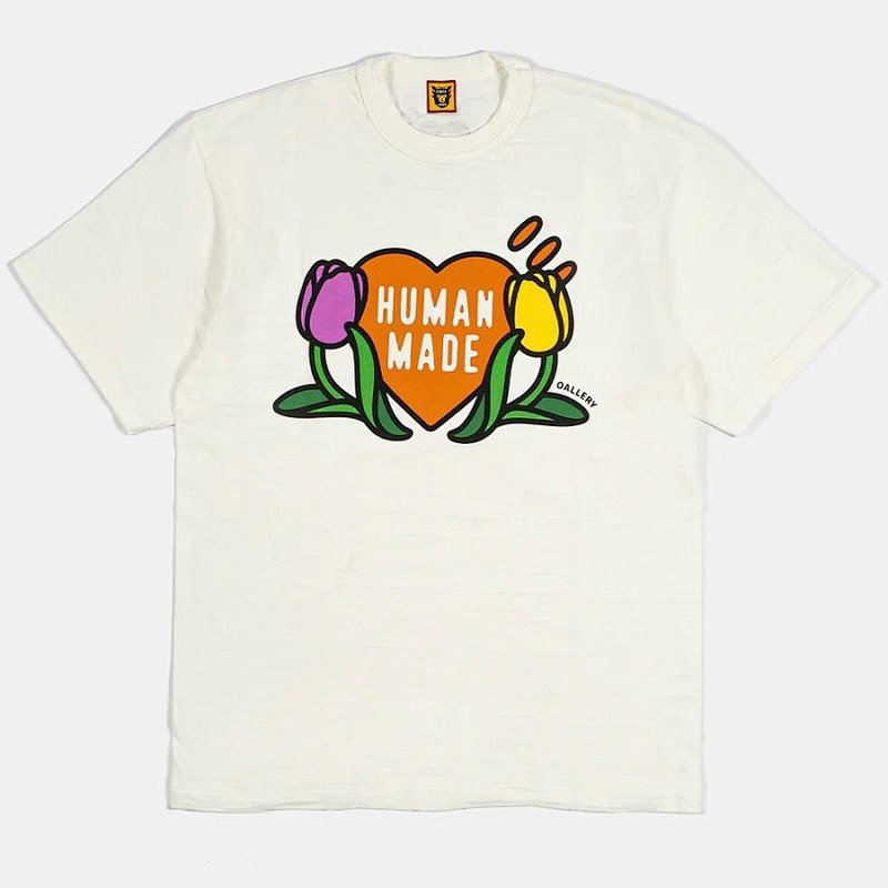 Human Made X Oallery Tulip T-Shirt T S M L XL