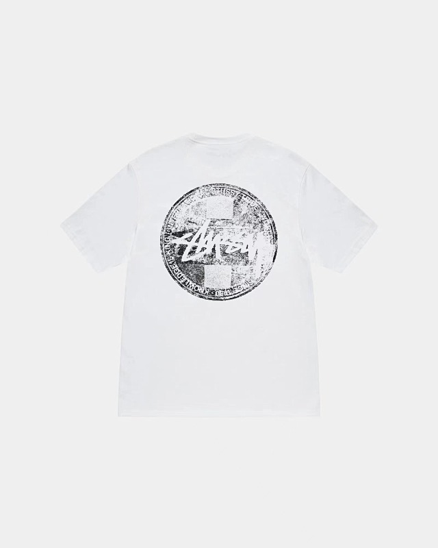 Stussy Stu Dot Stamp Tee T S M L XL
