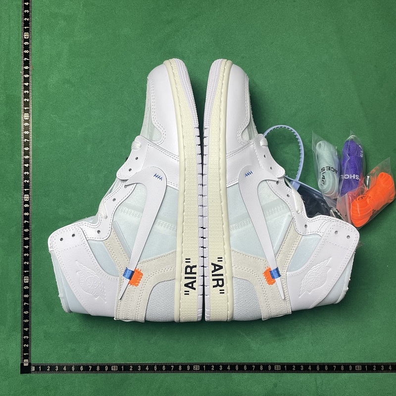 TD Batch Jordan Virgil Abloh Archive Alaska Air Jordan 1 High OG ZL 2.6