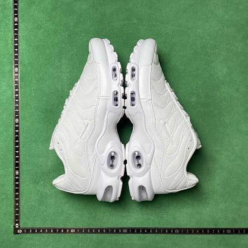BD Batch Nike Air Max Plus Triple White Tpu ZL 1.2