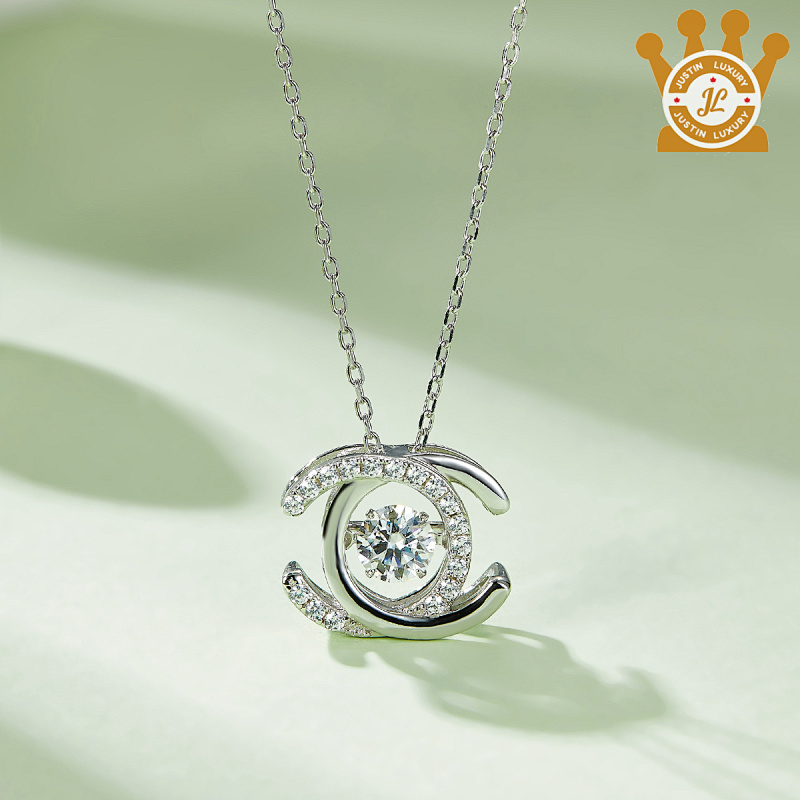 OLDP925W Moissanite Women 's Necklace