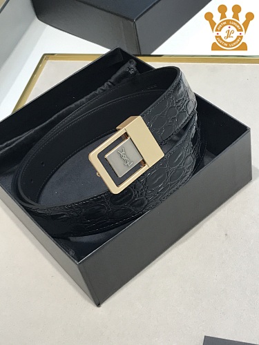Saint Laurent YSL Leather Belt