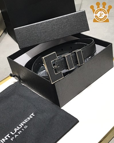 Saint Laurent YSL Leather Belt