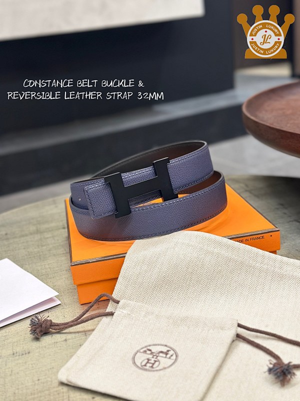 Constance Belt Buckle & Reversible Leather Strap Leather Belt